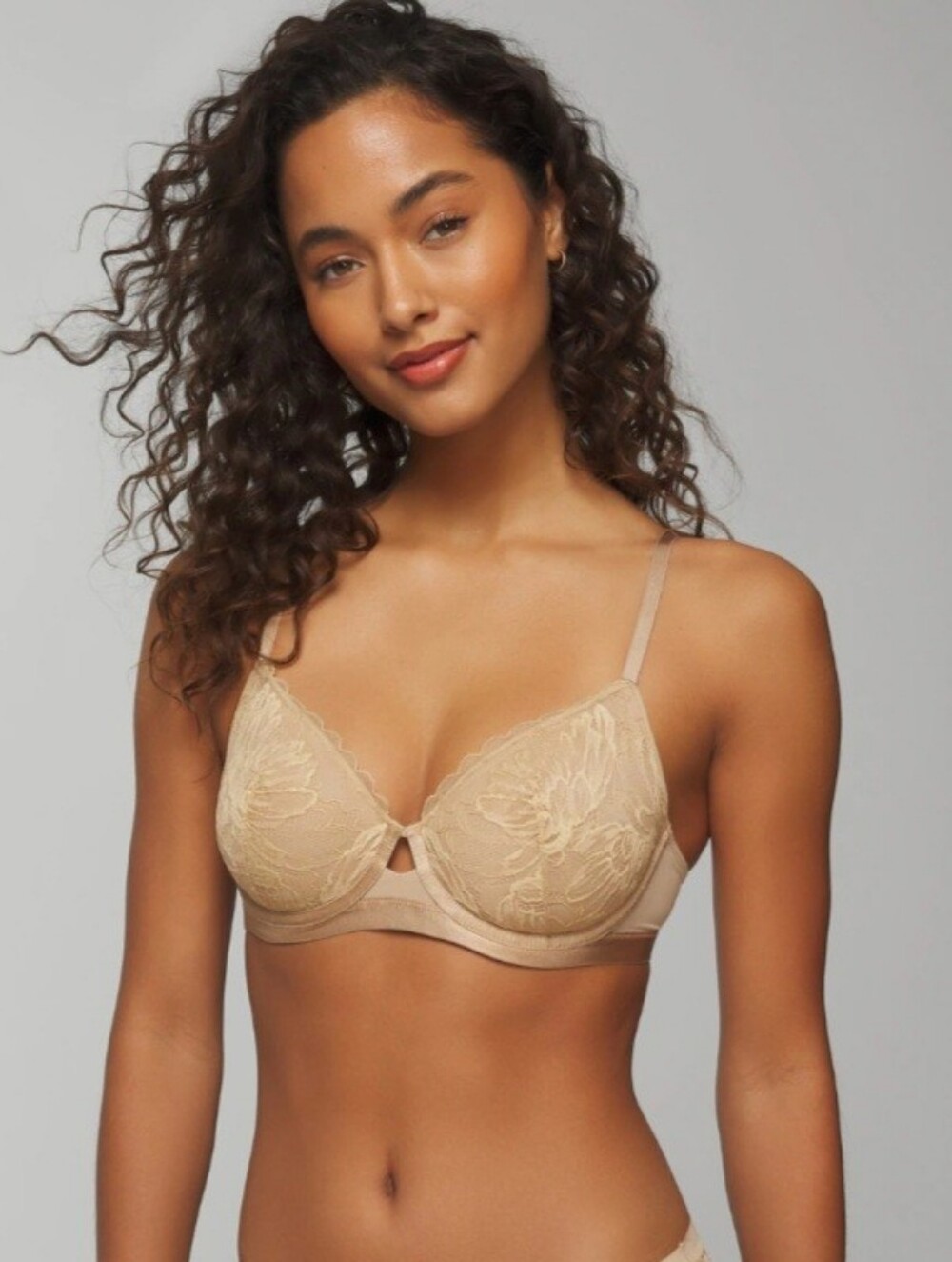 SOMA Lightest Lift Perfect Coverage Bra Size 38D NEW NWT Beige Warm Amber
